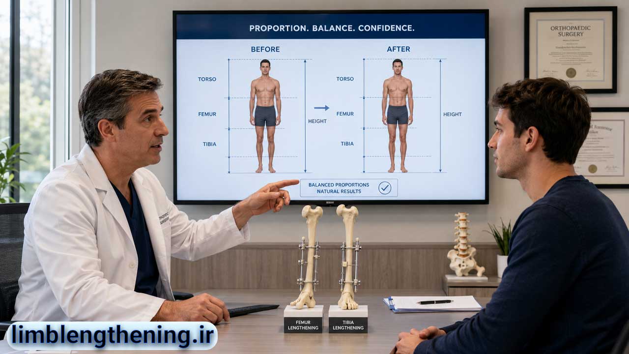 آیا بعد از جراحی افزایش قد بدن نامتناسب می‌شود؟