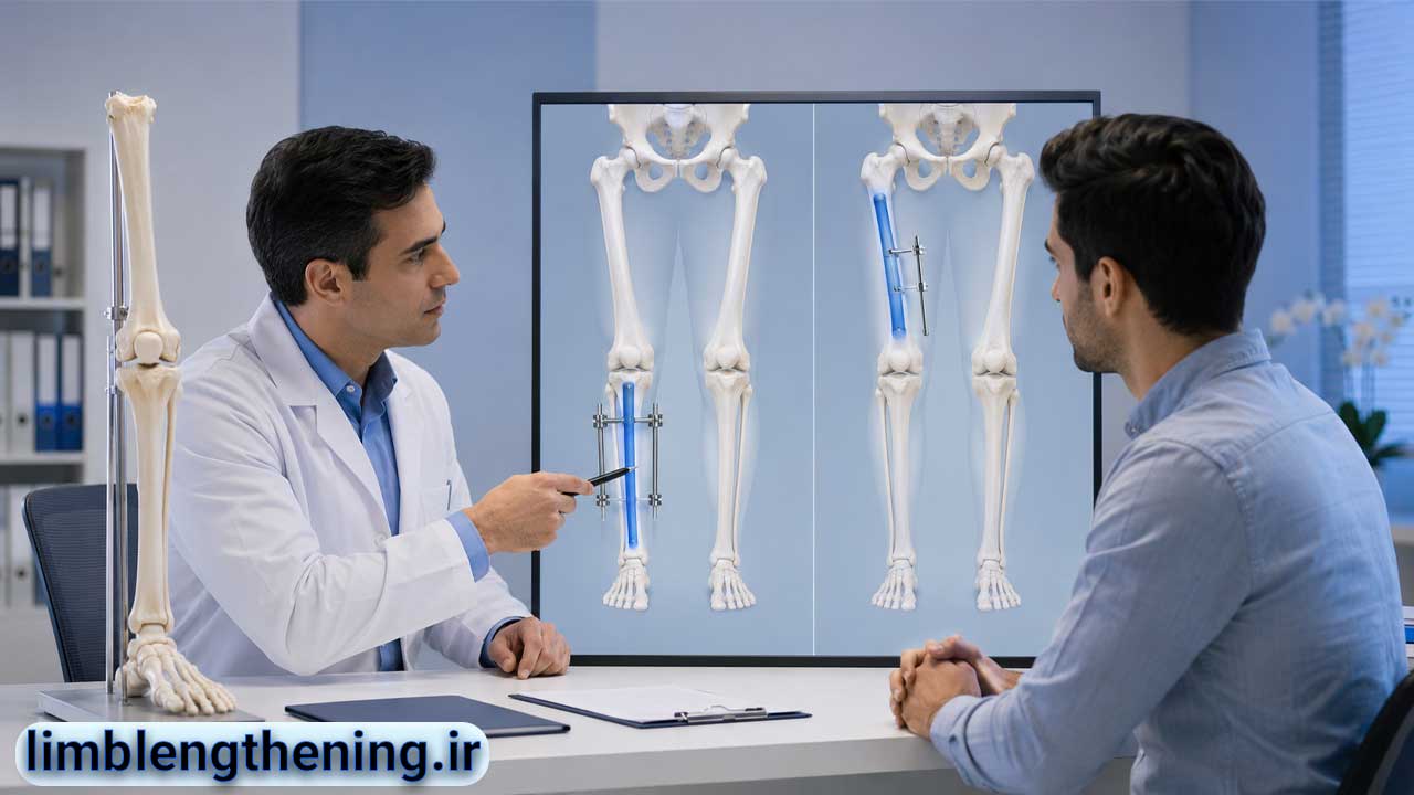 افزایش قد از ساق بهتر است یا ران؟