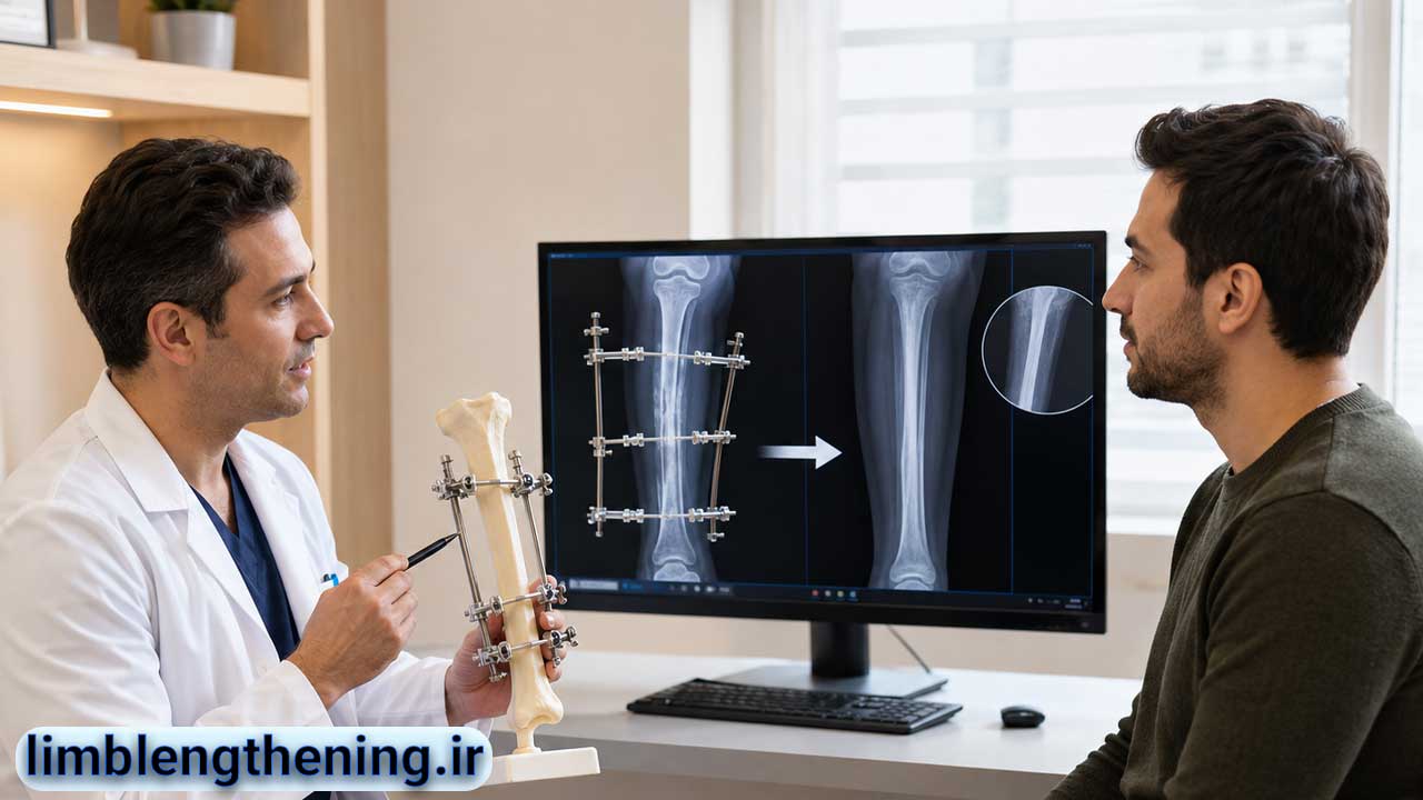 بعد از پایان افزایش طول، دستگاه چه زمانی خارج می‌شود؟