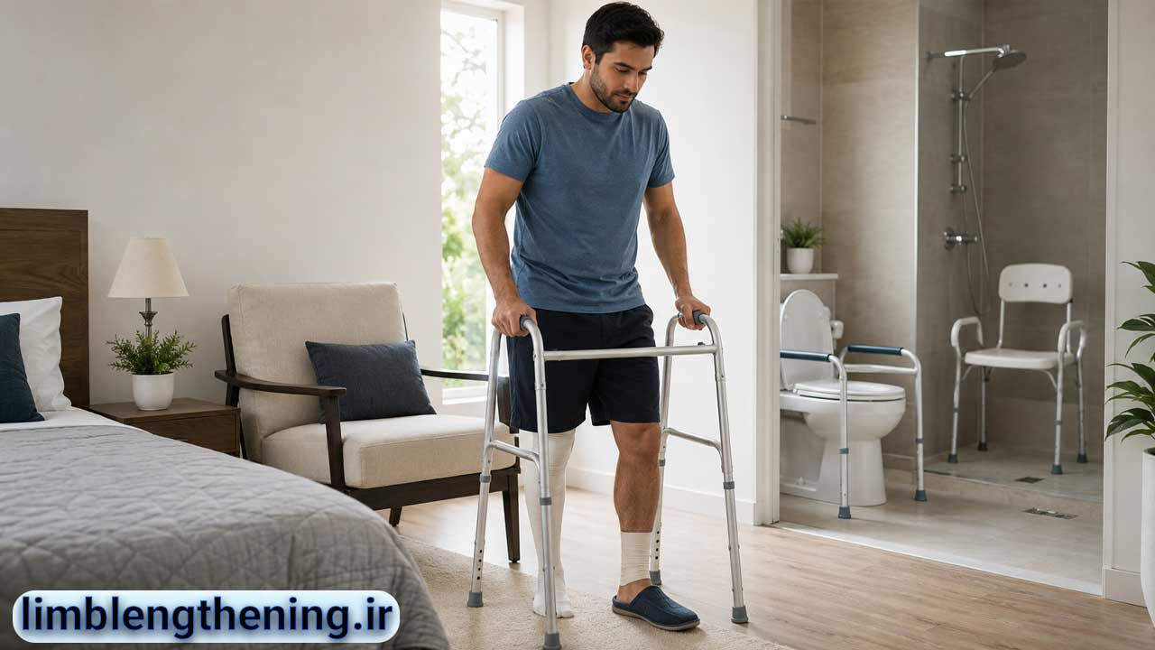 نشستن، دستشویی رفتن و حمام کردن بعد از افزایش قد