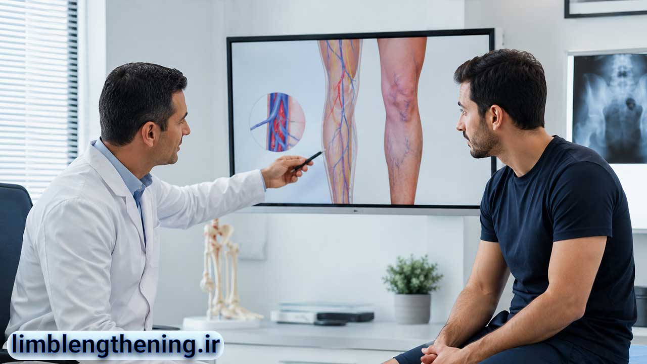 لخته خون بعد از جراحی افزایش قد